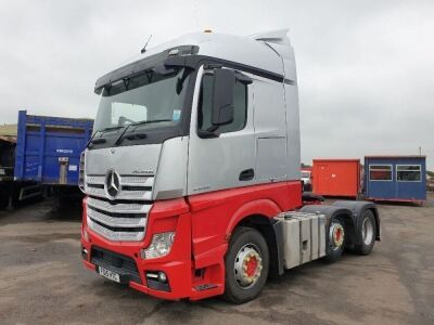 2015 Mercedes Actros 2545 6x2 Midlift Tractor Unit