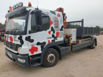 2006 Mercedes Atego 1218 4x2 Crane Small Hook Loader