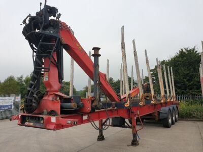 2005 Dennison Triaxle Log Trailer - 2