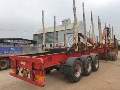 2005 Dennison Triaxle Log Trailer - 4