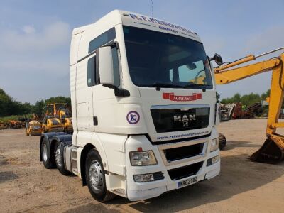 2012 Man TGX26.480 6x2 Midlift Unit Tractor Unit