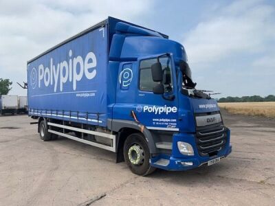 2018 DAF CF 260 18 Tonne 4x2 Curtainsider