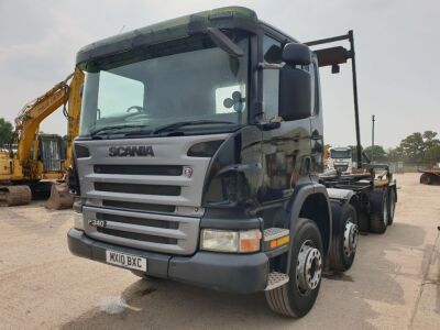 2010 Scania P340 8x4 Hookloader