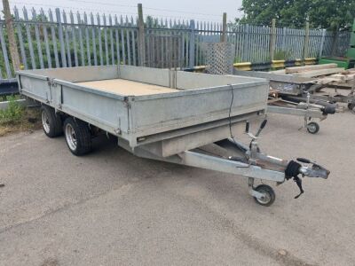 Tandem Axle Drawbar Dropside Plant Trailer