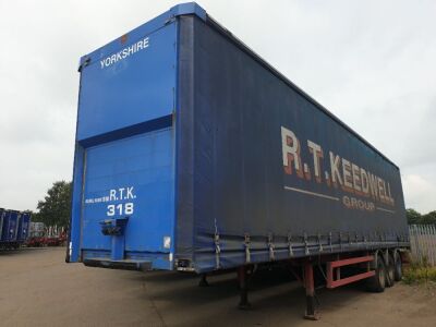 2004 Fruehauf Triaxle Curtainside Trailer - 3