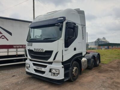 2016 Iveco Stralis 460 E6  6x2 Mid Lift Tractor Unit