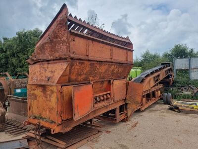 Single Axle Screener/Stock Piler Conveyor