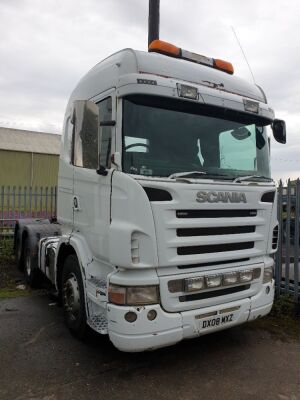 2008 Scania R480 6x2 Rear Lift Tractor Unit 