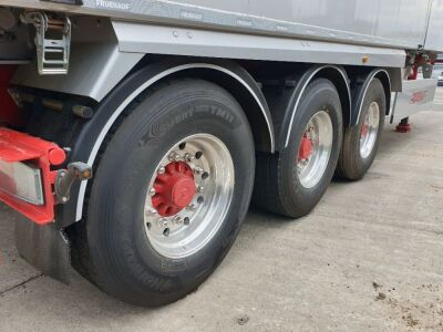 2021 Fruehauf Triaxle Alloy Body Tipping Trailer - 8