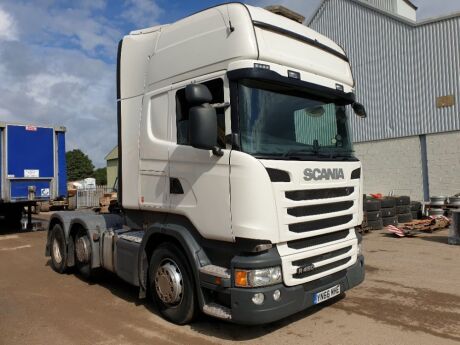 2016 Scania R450 Topline Euro6 6x2 Mid Lift Tractor Unit