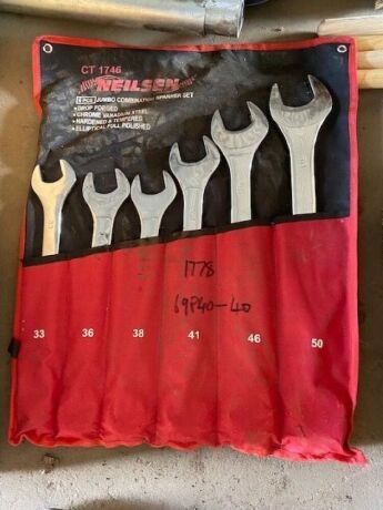 Jumbo Spanner Set 30-50mm