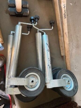 4x Heavy Duty Jockey Wheels