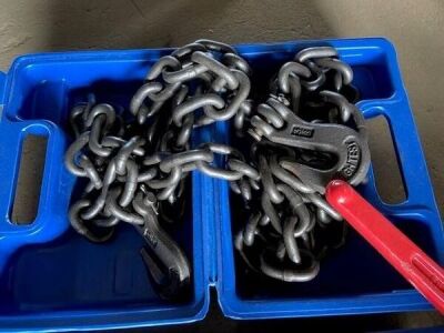 8 x Lashing Chains and 8 Load Binders - 2