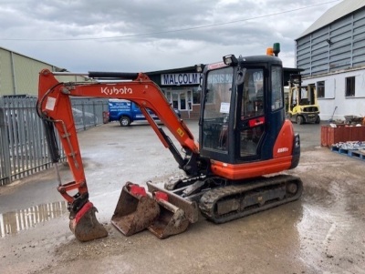 2016 Kubota KX61-3 Mini Digger