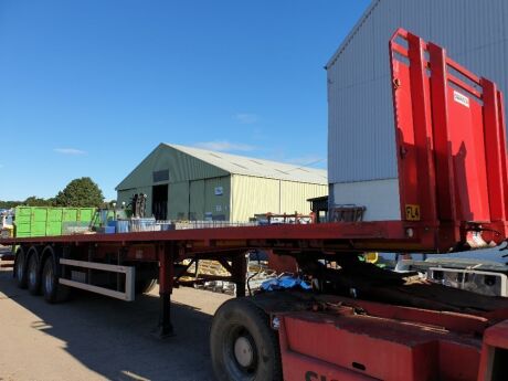 2017 Dennison Triaxle Platform/ Skeletal Trailer