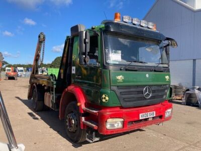 2008 Mercedes Axor 6 x 2 Skip Loader