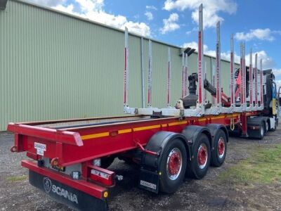 2015 Dennison Triaxle Log Trailer