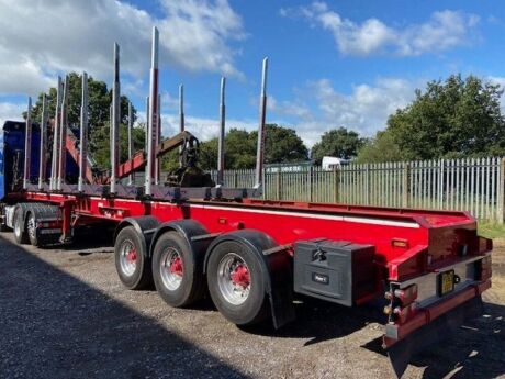 2012 Robinson Triaxle Log Trailer