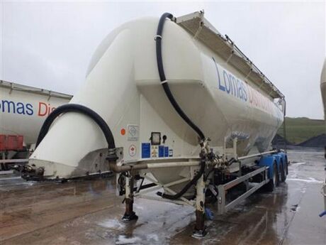 2008 Feldbinder 50m³ 3 Pot Belly Triaxle Tanker Trailer