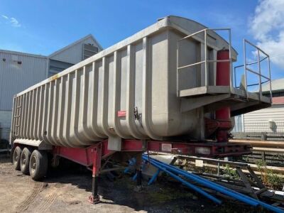 2010 Rothdean Triaxle Bulk Alloy Tipping Trailer - 2