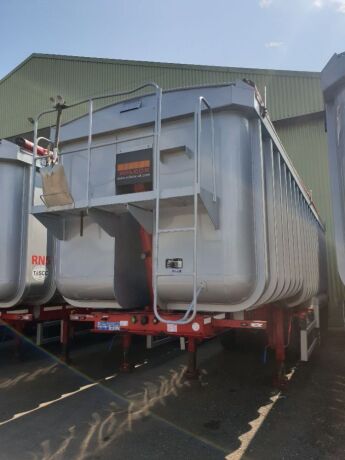 2017 Wilcox 67³ Aluminium Step Frame Tipping Trailer 