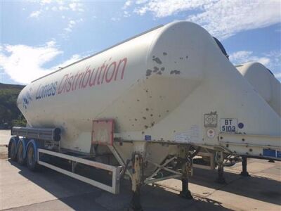 2008 Feldbinder 50m³ 3 Pot Belly Triaxle Tanker Traile - 4