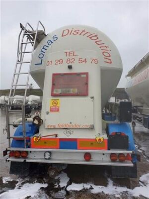 2009 Feldbinder 43m³ 3 Pot Belly Triaxle Tanker Trailer - 8