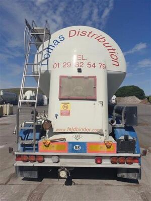 2011 Feldbinder 43m³ 3 Pot Belly Triaxle Tanker Trailer - 6