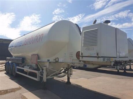 2011 Feldbinder 43m³ 3 Pot Belly Triaxle Tanker Trailer