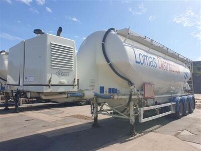 2011 Feldbinder 43m³ 3 Pot Belly Triaxle Tanker Trailer - 2