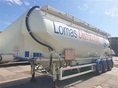 2011 Feldbinder 43m³ 3 Pot Belly Triaxle Tanker Trailer - 3