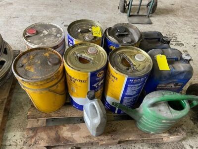 Pallet of Various Lubricants  - 2