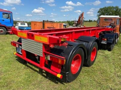 1974 Scammell Tandem Axle Skeletal Trailer