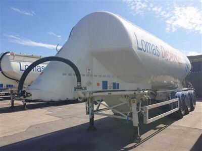 2013 Feldbinder 36m³ 2 Pot Belly Triaxle Tanker Trailer