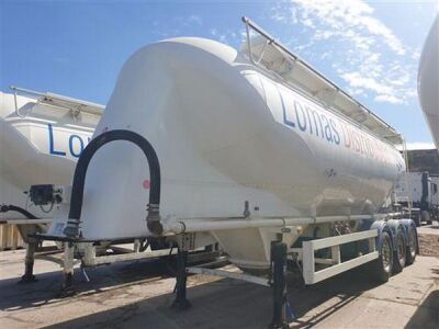 2014 Spitzer 37m³ 2 Pot Belly Triaxle Tanker Trailer