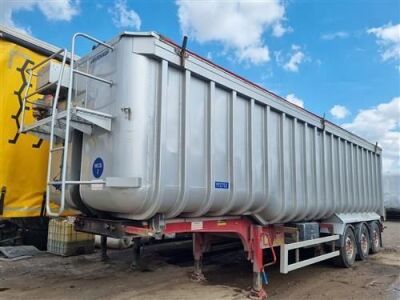 2014 Fruehauf Triaxle Alloy Body Tipping Trailer