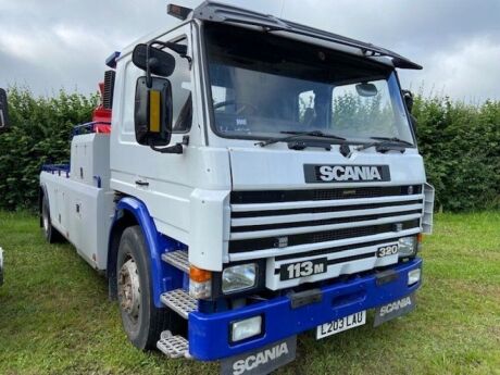 1993 Scania 113M 320 4x2 Underlift Recovery Rigid