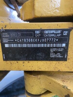 2017 CAT 308E 2CR Excavator  - 13