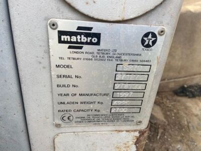 1997 Matbro TS270 Loadall - 8