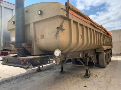 1994 Rothdean Triaxle Alloy Aggregate Tipping Trailer - 2