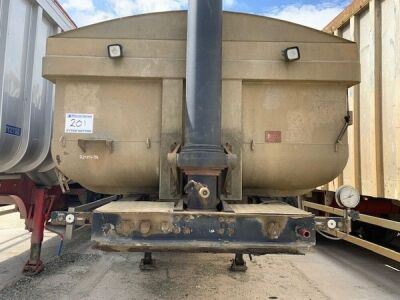 1994 Rothdean Triaxle Alloy Aggregate Tipping Trailer - 5