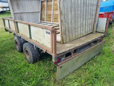 Tandem Axle Drawbar Dropside Flat Trailer - 5