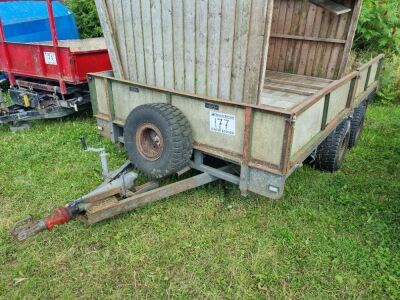 Tandem Axle Drawbar Dropside Flat Trailer - 7