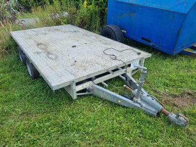 Tandem Axle Drawbar Flat Trailer