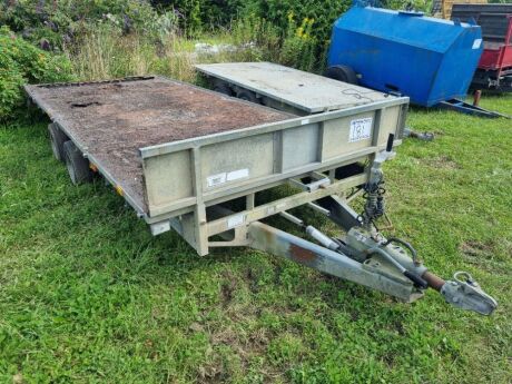 Ifor Williams Tandem Axle Drawbar Flat Trailer