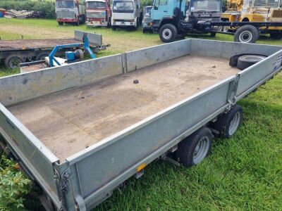 Ifor Williams Tandem Axle Dropside Drawbar Flat Trailer - 3