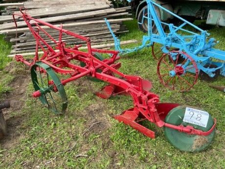 Vintage 2 Furrow Trail Plough