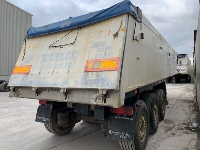 2002 Stas Flat Sided Aggregate Tipping Trailer - 2