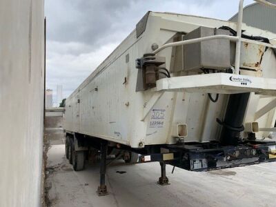 2002 Stas Flat Sided Aggregate Tipping Trailer - 3