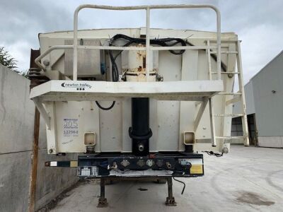 2002 Stas Flat Sided Aggregate Tipping Trailer - 4